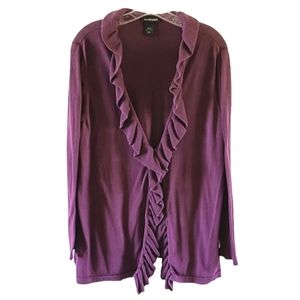 Lane Bryant Ruffle Cardigan